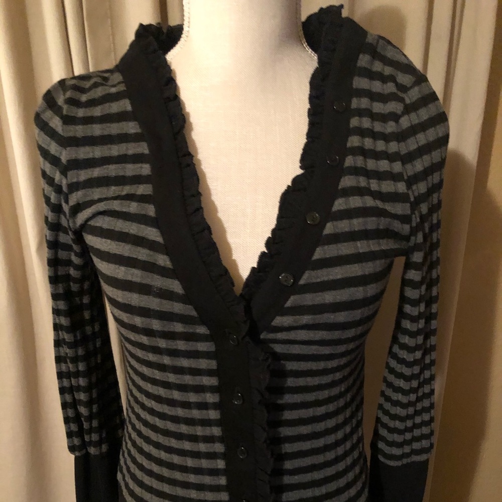 Black/Gray Cardigan
